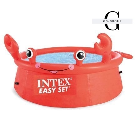 Intex Басейн надувний 26100 NP (2) Crab Easy Set, 183х56, 880л, у коробці