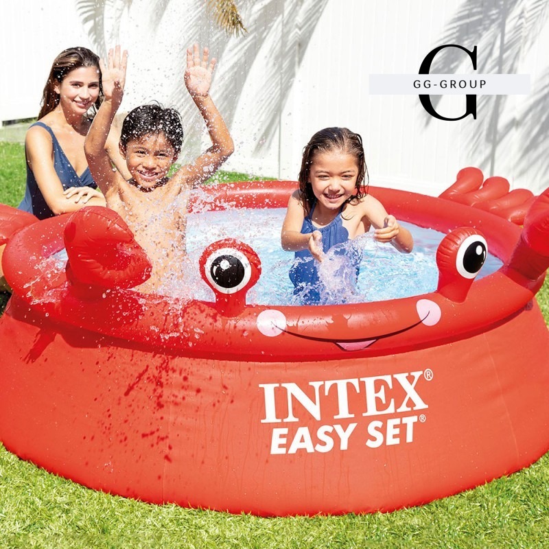 Intex Басейн надувний 26100 NP (2) Crab Easy Set, 183х56, 880л, у коробці