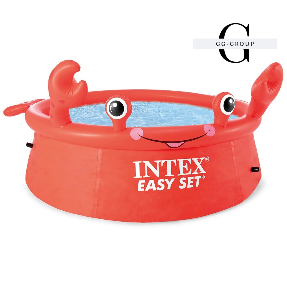 Intex Басейн надувний 26100 NP (2) Crab Easy Set, 183х56, 880л, у коробці