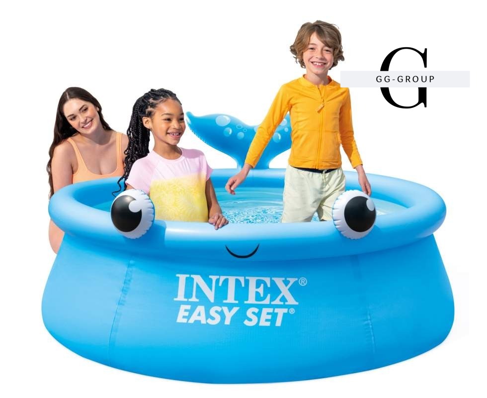 Intex Басейн надувний 26102 NP (2) “Веселий кит“, d=183 см, висота 51см, об'єм 880 л, від 3-х років