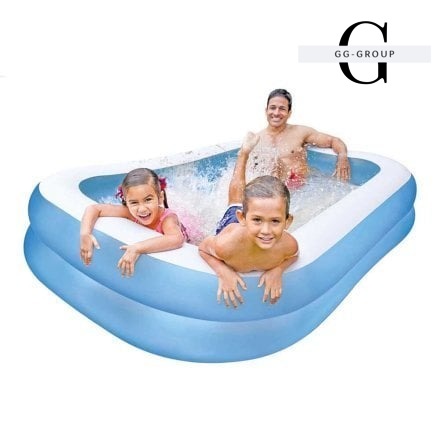 Intex Басейн надувний 57180 NP (3) «Сімейний» 203х152х48см, об'єм = 540л, 3+, вага 3,5 кг