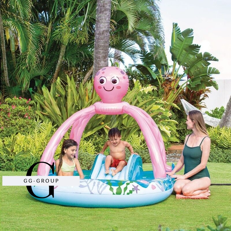 Intex Ігровий центр 56138 NP (2) “Восьминіг“, 234 х 183 х 150 см, об'єм 229 л, у коробці