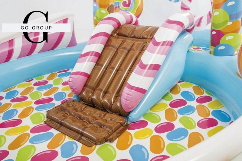 Intex Ігровий центр 57149 NP "Карамель" (2) Розмір 295х191х130см, 374 л, від 3-х років