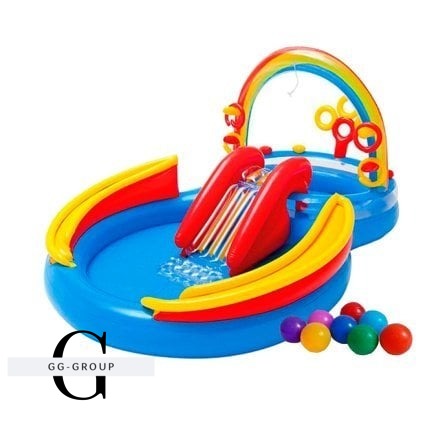 Intex Ігровий центр 57453 NP (2) Веселка, 297х193х135 см, 428 л, 7,560 кг, від 3-х років
