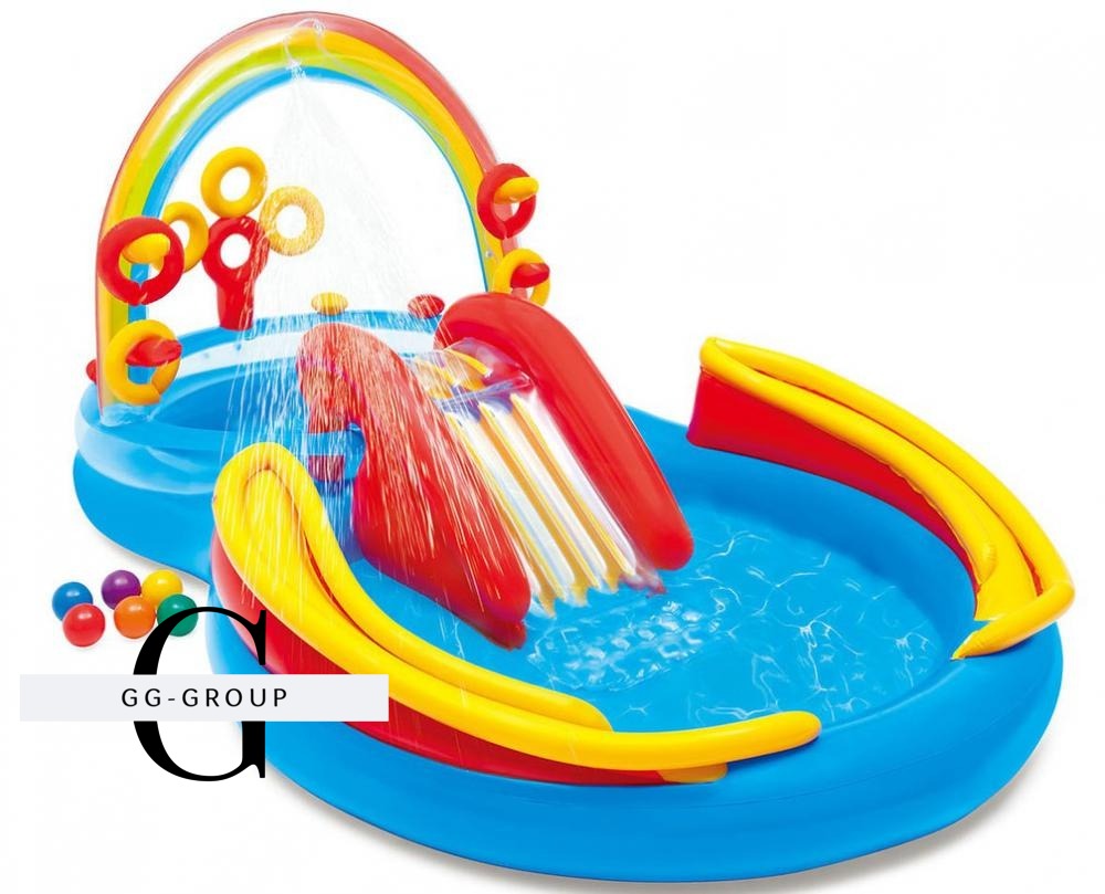 Intex Ігровий центр 57453 NP (2) Веселка, 297х193х135 см, 428 л, 7,560 кг, від 3-х років