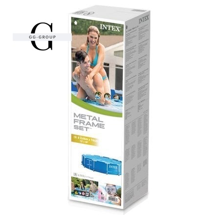 Intex Басейн каркас 28210 (1) круглий, /6+років/, у коробці, 366*76см, 6,503 л