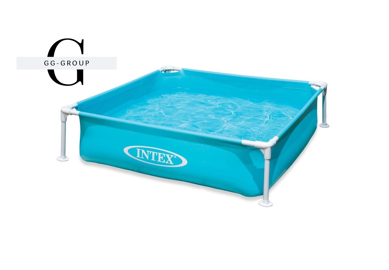 Intex Басейн каркасний 57173 (3) розміром 122х122х30 см, об'єм: 337л, вага: 4,9 кг, від 3 років