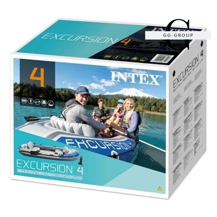 Intex Лодка “EXPLORER 4“ 68324 NP (1) с алюминиевыми веслами