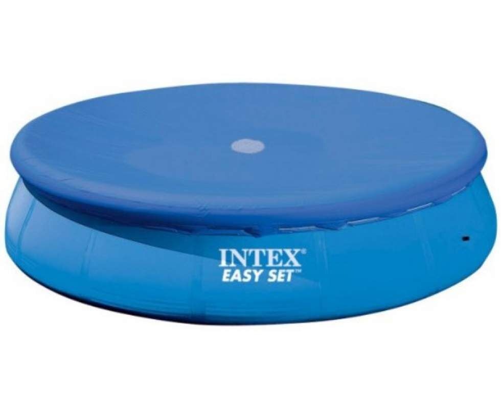 Тент-чохол для басейну Intex 28020 Ø 244 см, захист від сміття та сонця, ПВХ 0.20 мм