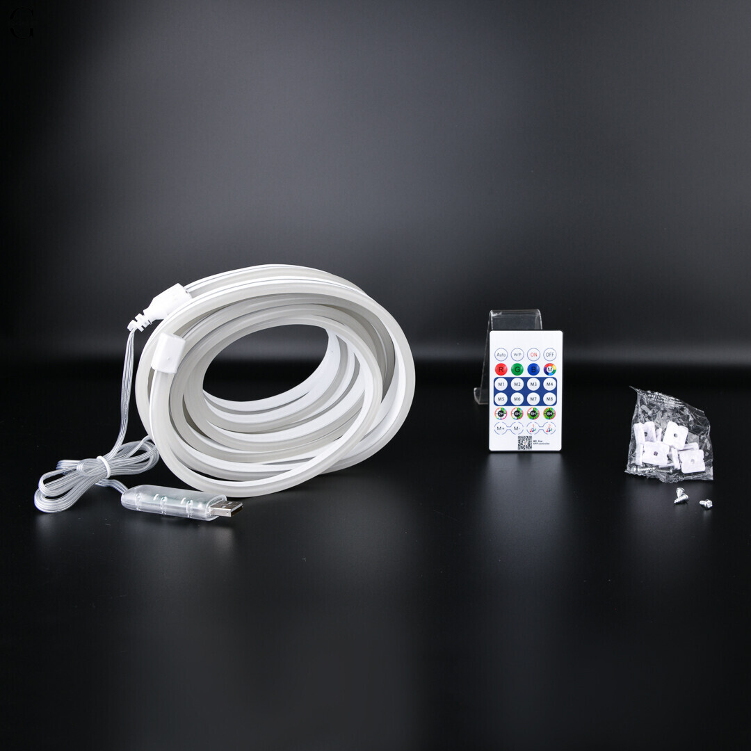 Неоновая LED-лента RGB 10 м/USB/Пульт + Мобильное приложение