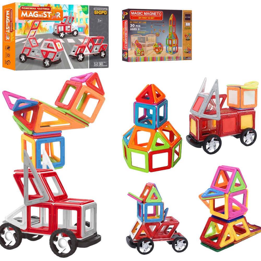 Магнітний конструктор Magnit /Magical/LIMO TOY 83 деталей 