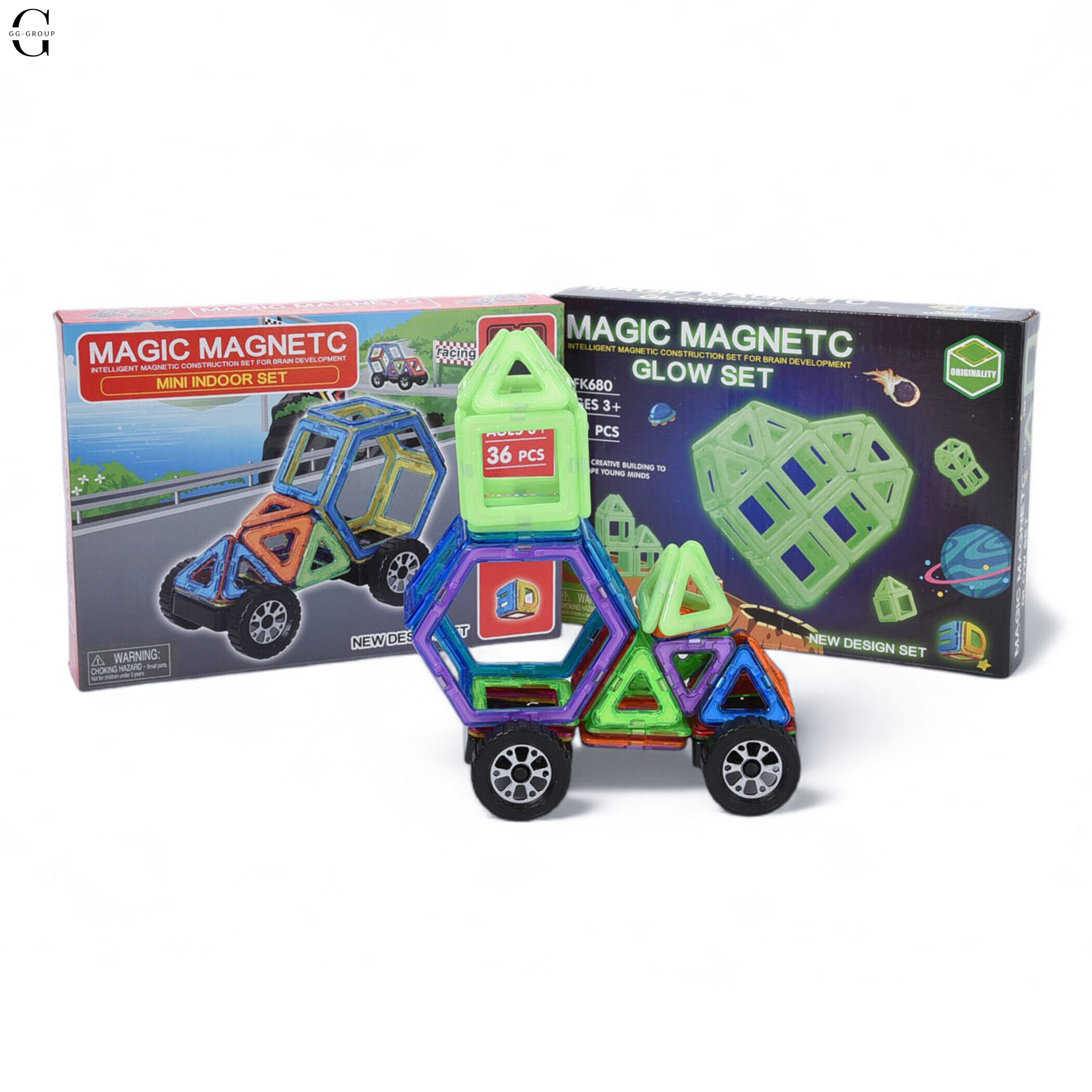 Магнітний конструктор Magical Magnet деталей 66
