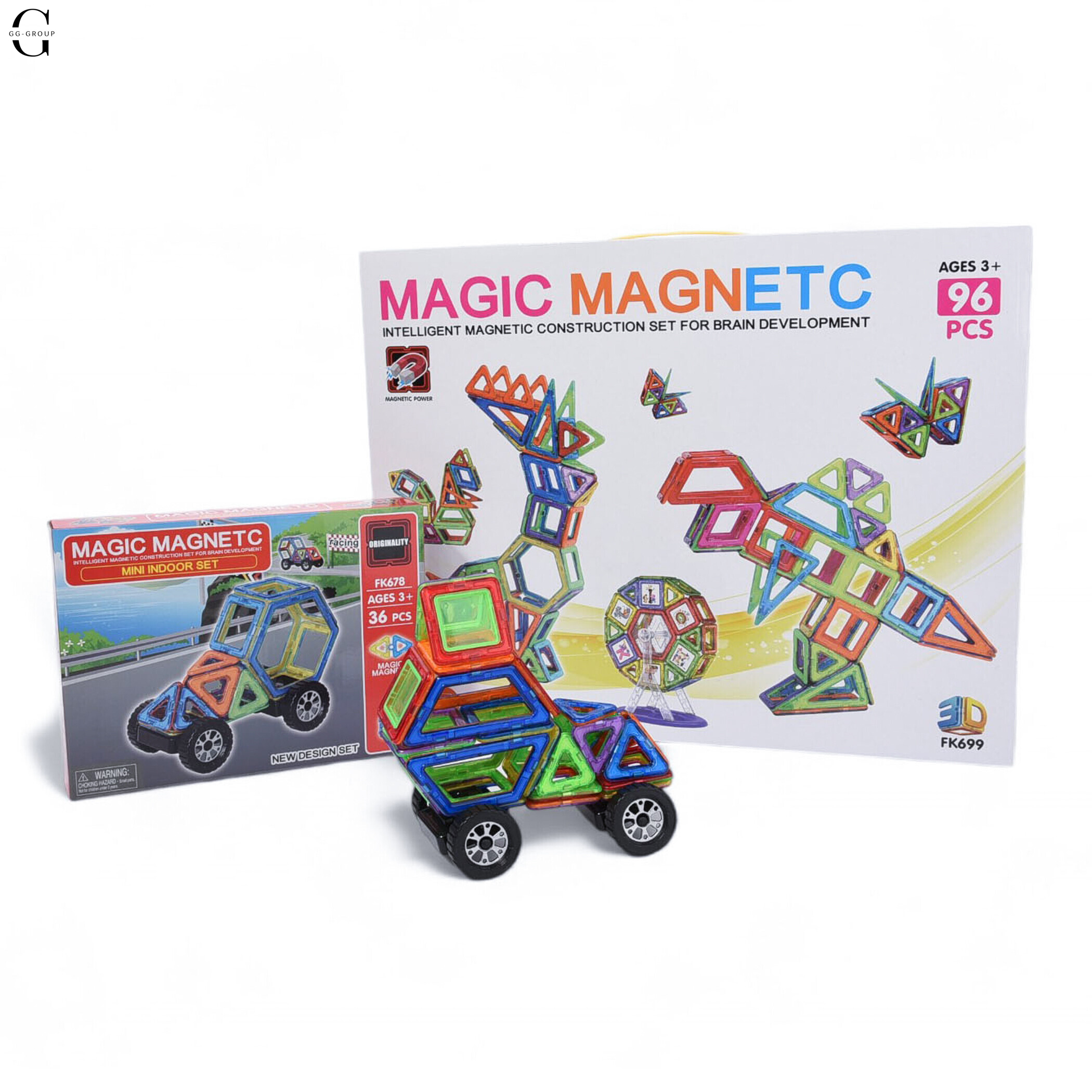 Магнітний конструктор Magical Magnet деталей 132