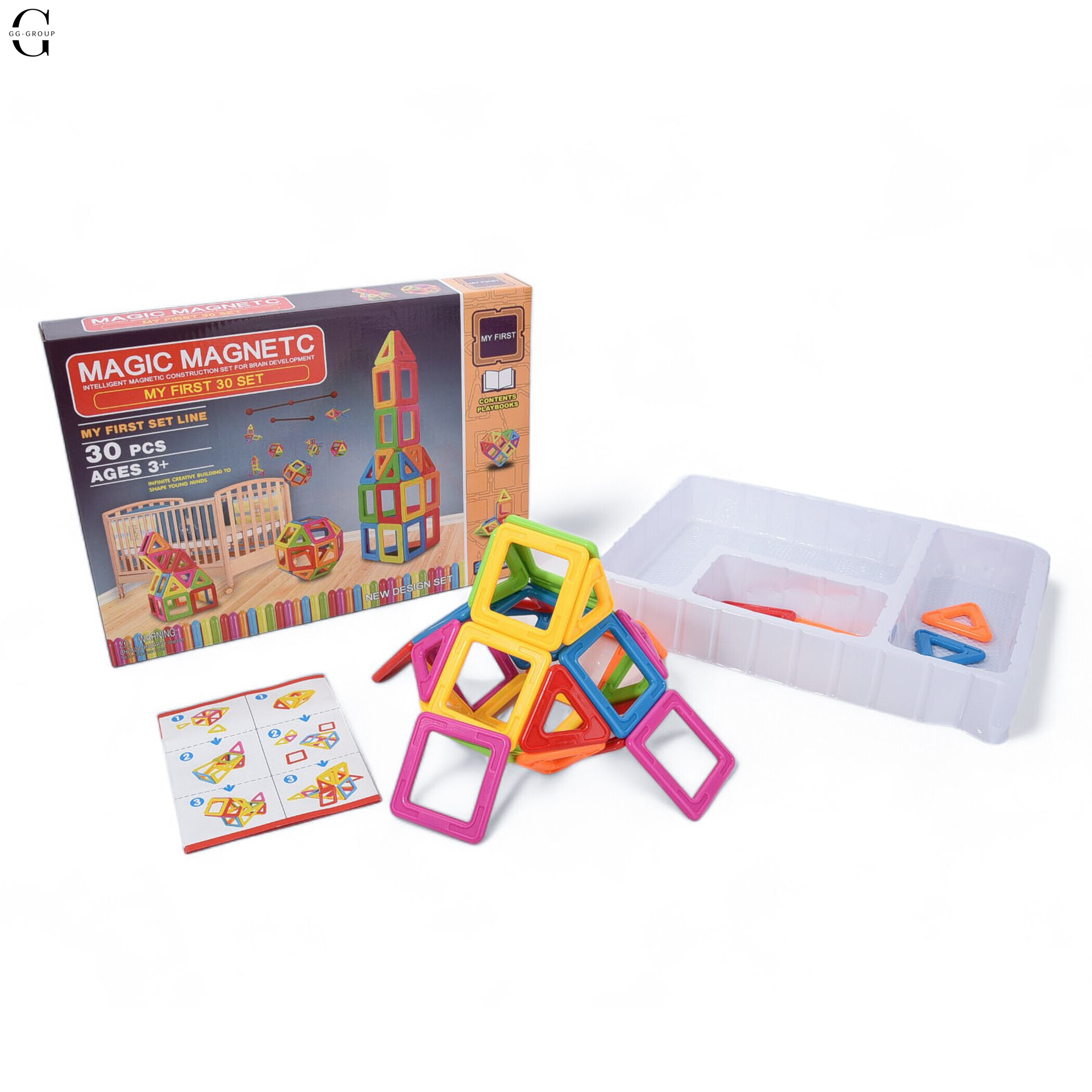 Магнітний конструктор Magnit /Magical/LIMO TOY 50 деталей 