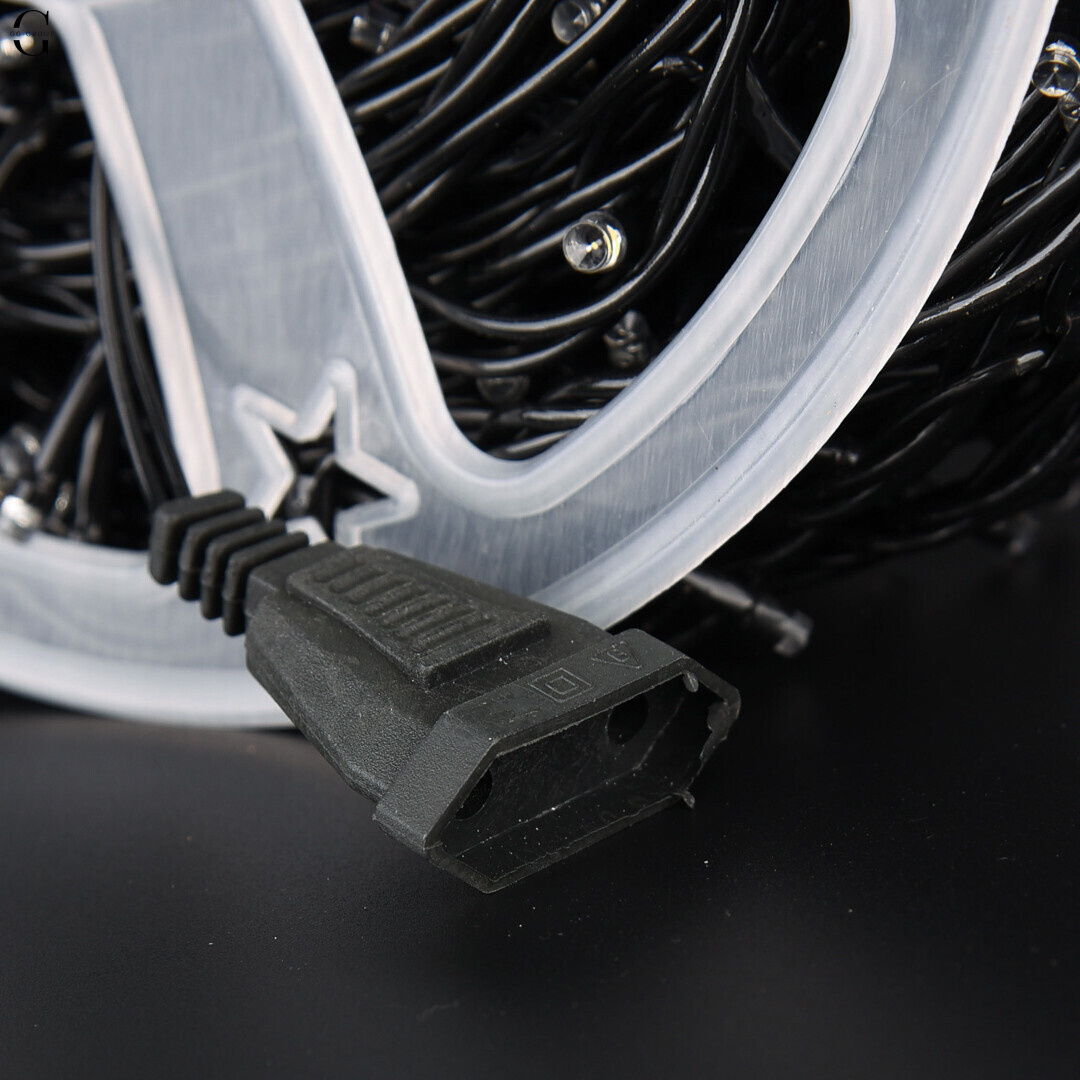 Гірлянда LED 50м 500 LED біла, з контролером, кожен 100-й діод білий