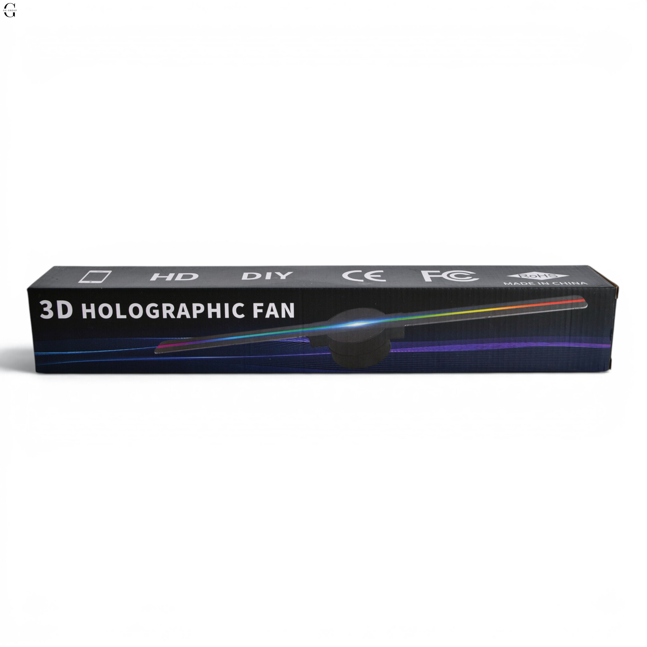 3D голографічний вентилятор 42 см Wi-Fi USB LED з підтримкою GIF-анімації та картки пам'яті