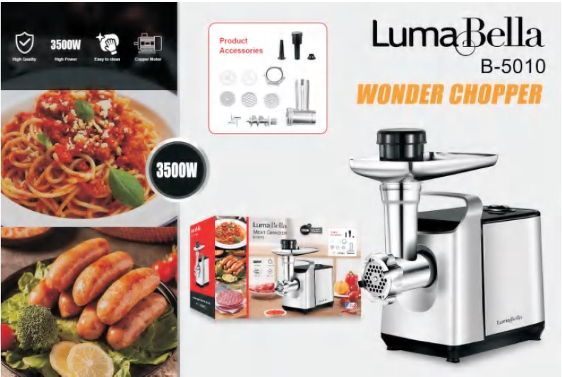Електром'ясорубка LumaBella B-5010 3500 Вт