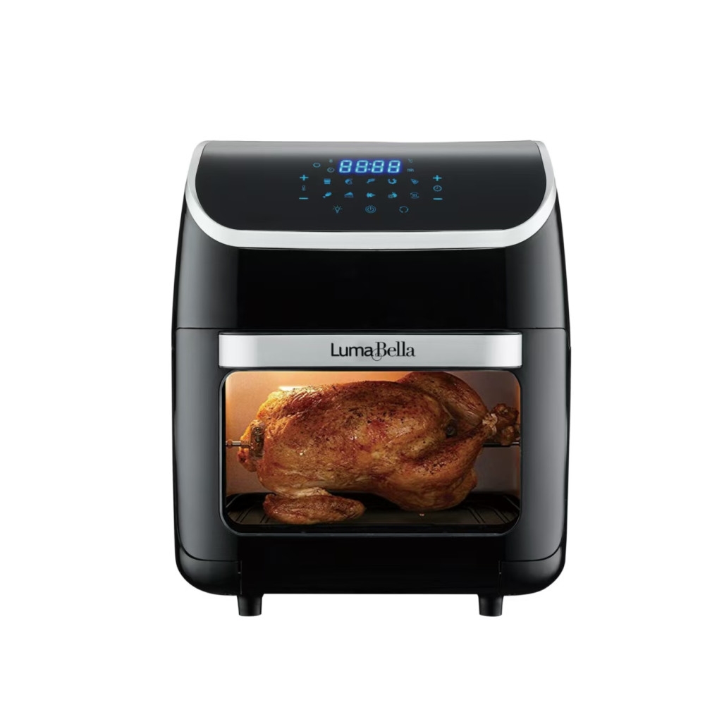 Аерофрітюрниця LumaBella B-9006, 14 л, 2500 Вт, сенсорне керування, 10 режимів, без олії, антипригарне покриття