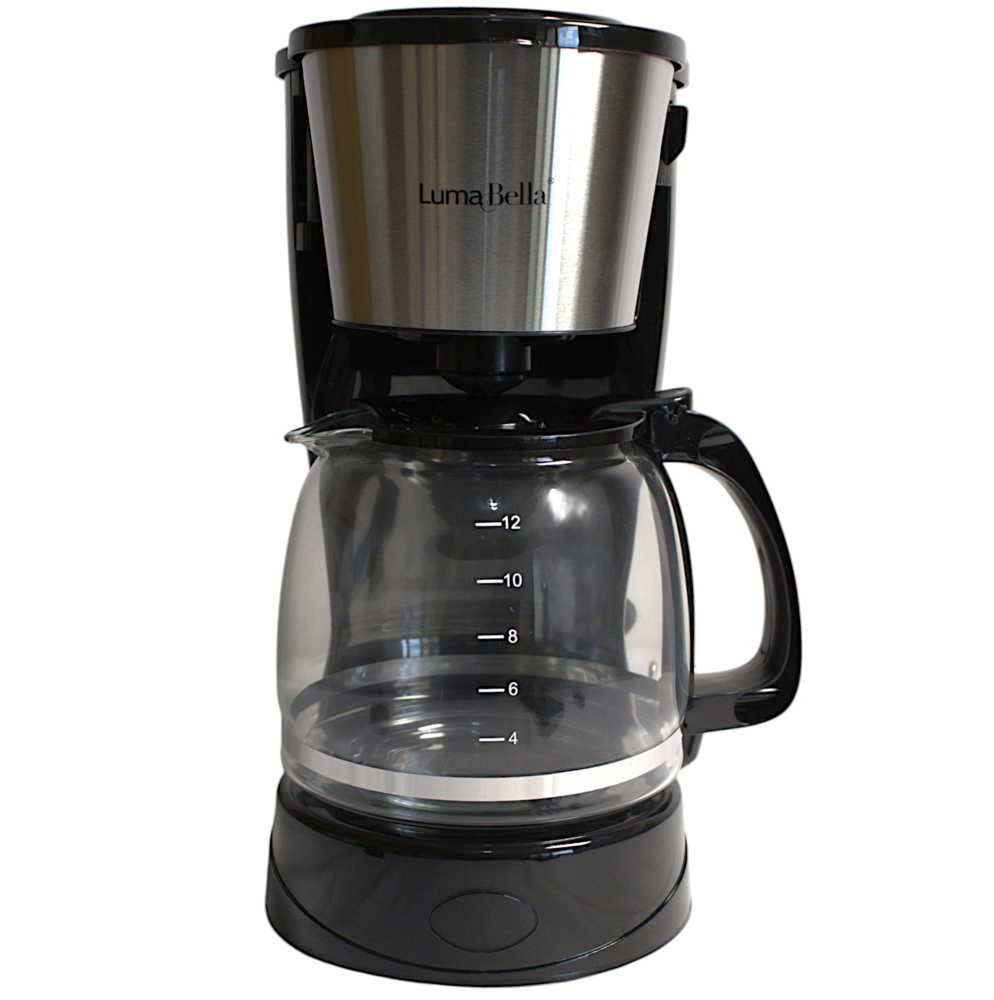 Крапельна кофеварка LumaBella LB-54001, 800 Вт, 12 чашок, знімний фільтр, функція підігріву, захист від перегріву