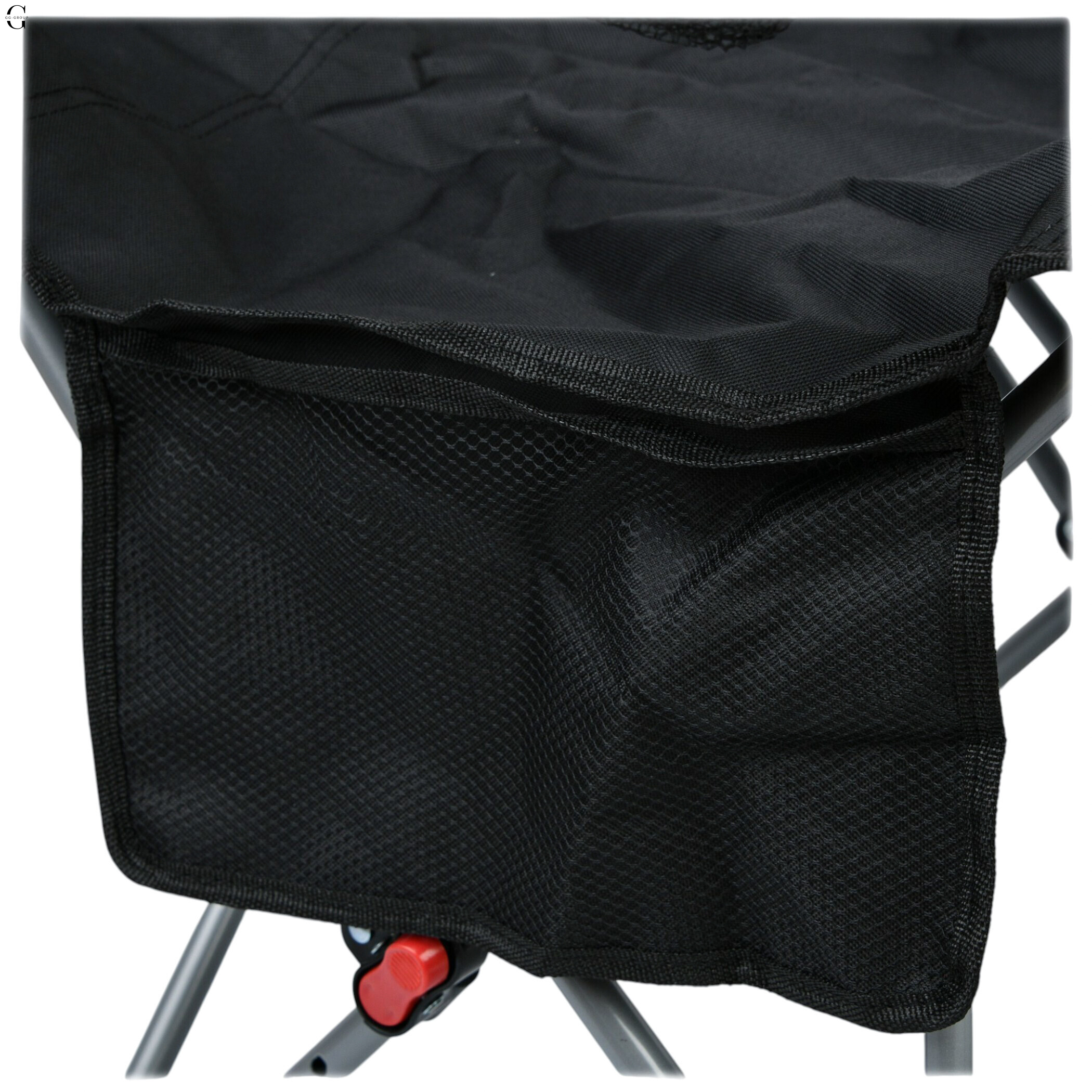     Складне туристичне крісло-павук Compact Outdoor Chair 100 кг із чохлом чорне