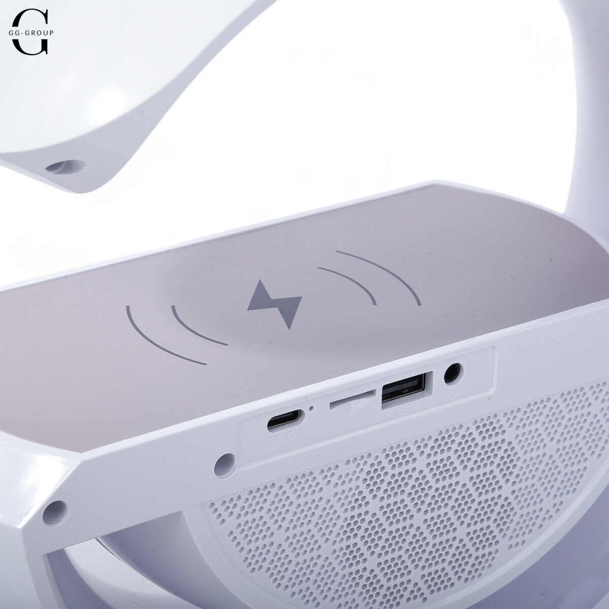 Ночник Smart Light Sound Machine с беспроводной зарядкой и Bluetooth колонкой 