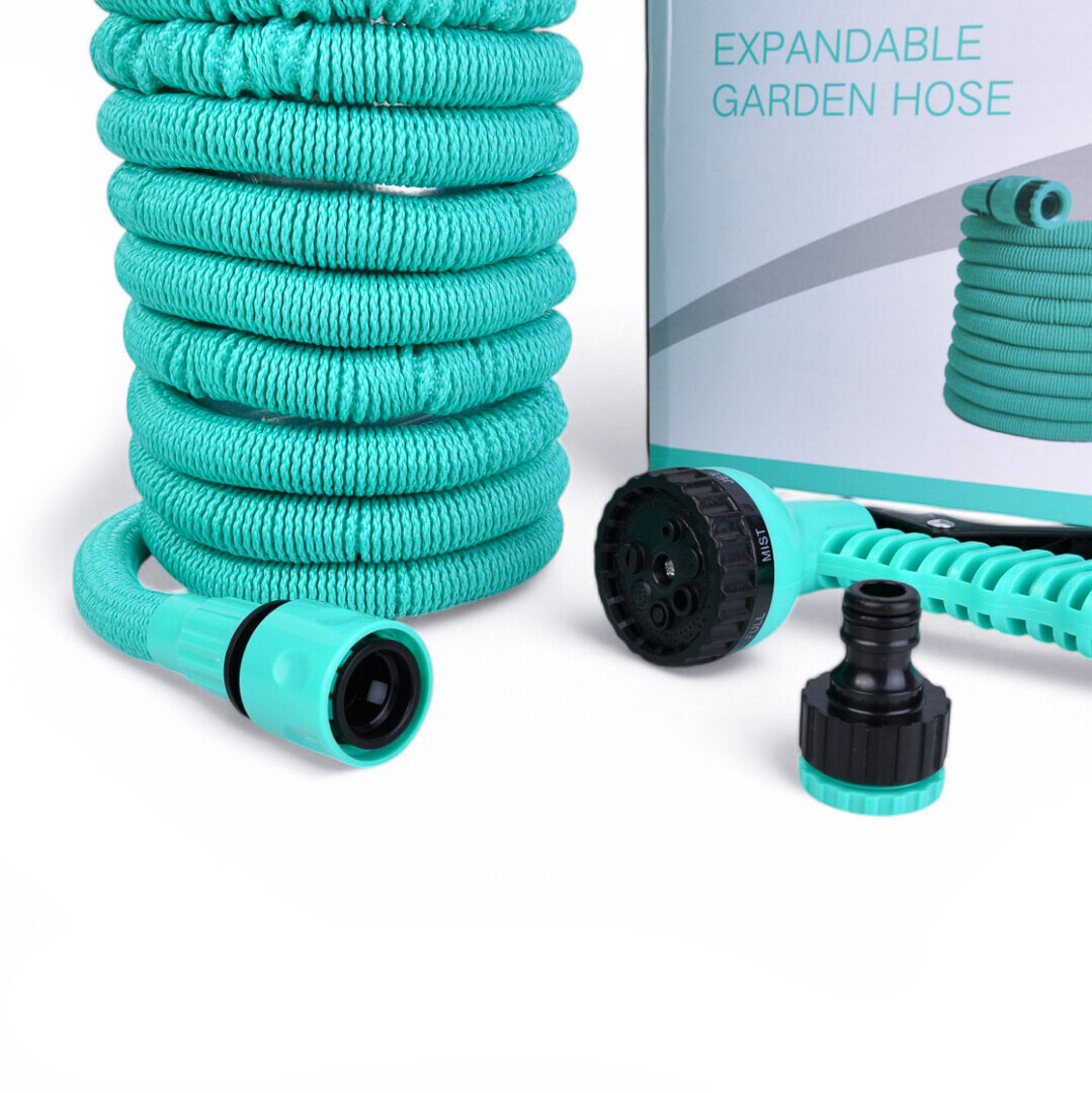 Поливочный растягивающийся шланг для сада EXPANDABLE GARDEN HOSE K-100FT (30 м)