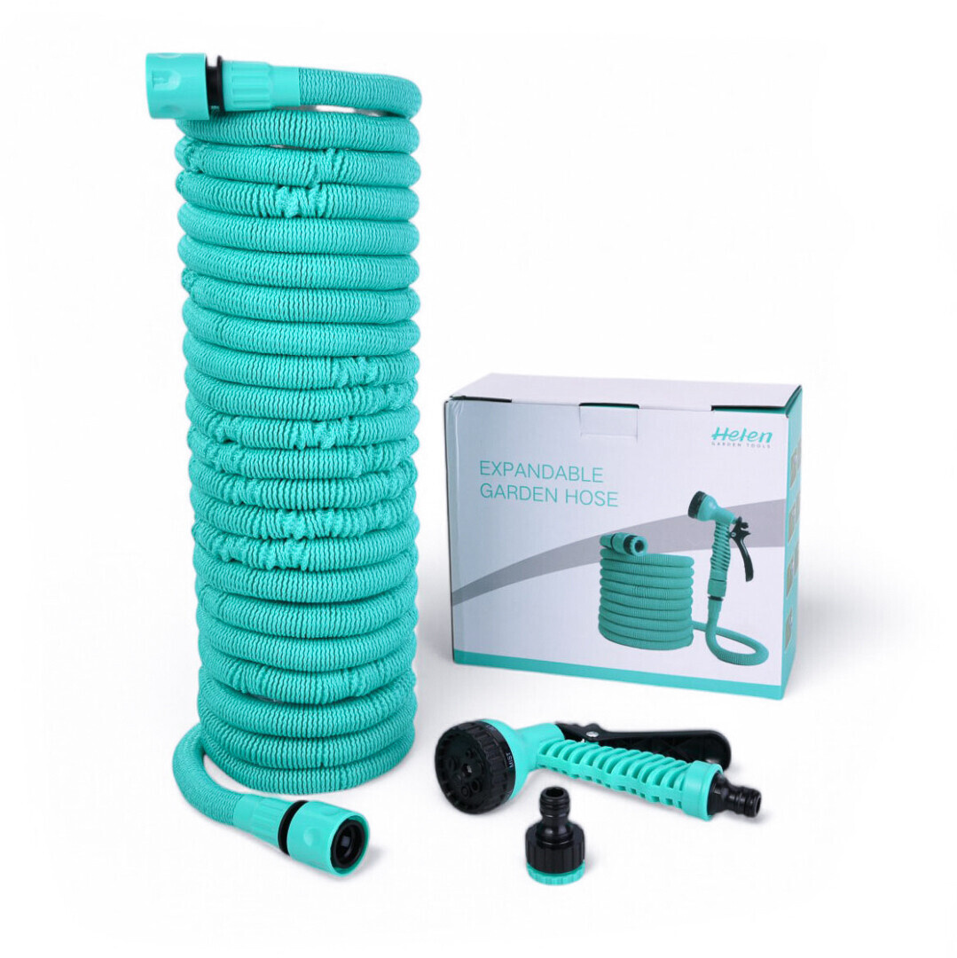 Поливочный растягивающийся шланг для сада EXPANDABLE GARDEN HOSE K-100FT (30 м)