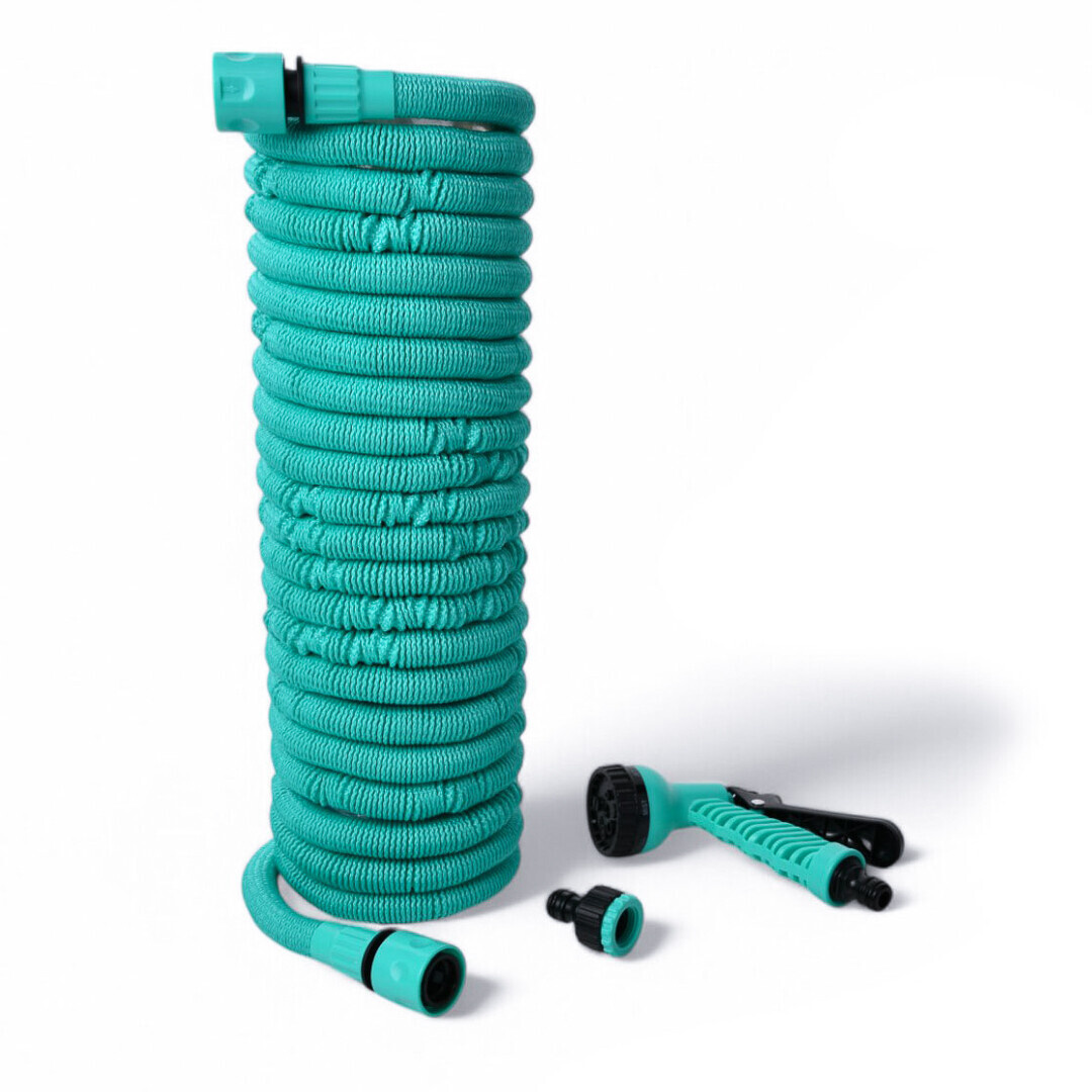 Поливочный растягивающийся шланг для сада EXPANDABLE GARDEN HOSE K-100FT (30 м)