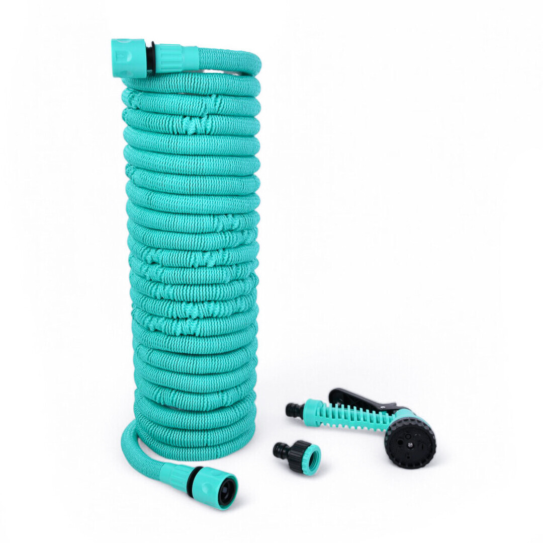 Поливочный растягивающийся шланг для сада EXPANDABLE GARDEN HOSE K-75FT (22,5 м).