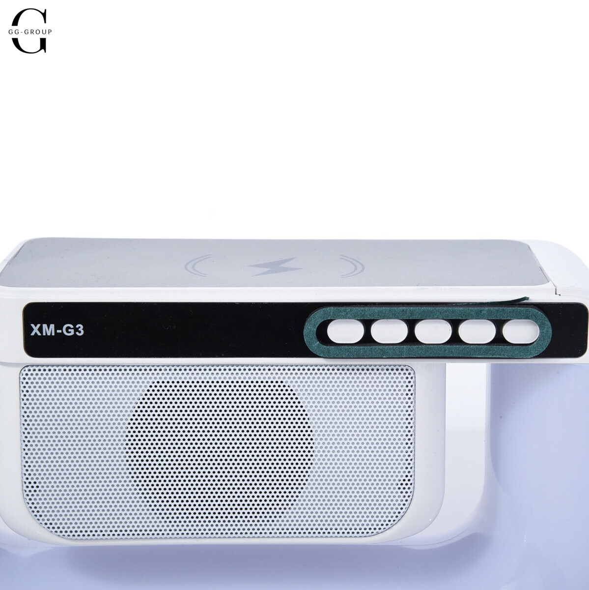 Ночник Smart Light Sound Machine с беспроводной зарядкой и Bluetooth колонкой 