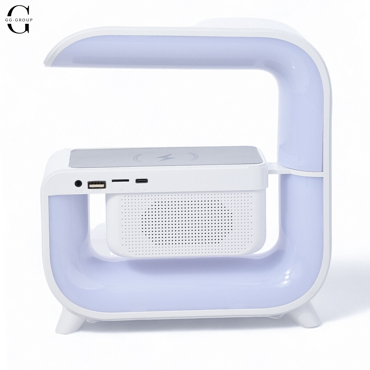 Ночник Smart Light Sound Machine с беспроводной зарядкой и Bluetooth колонкой 