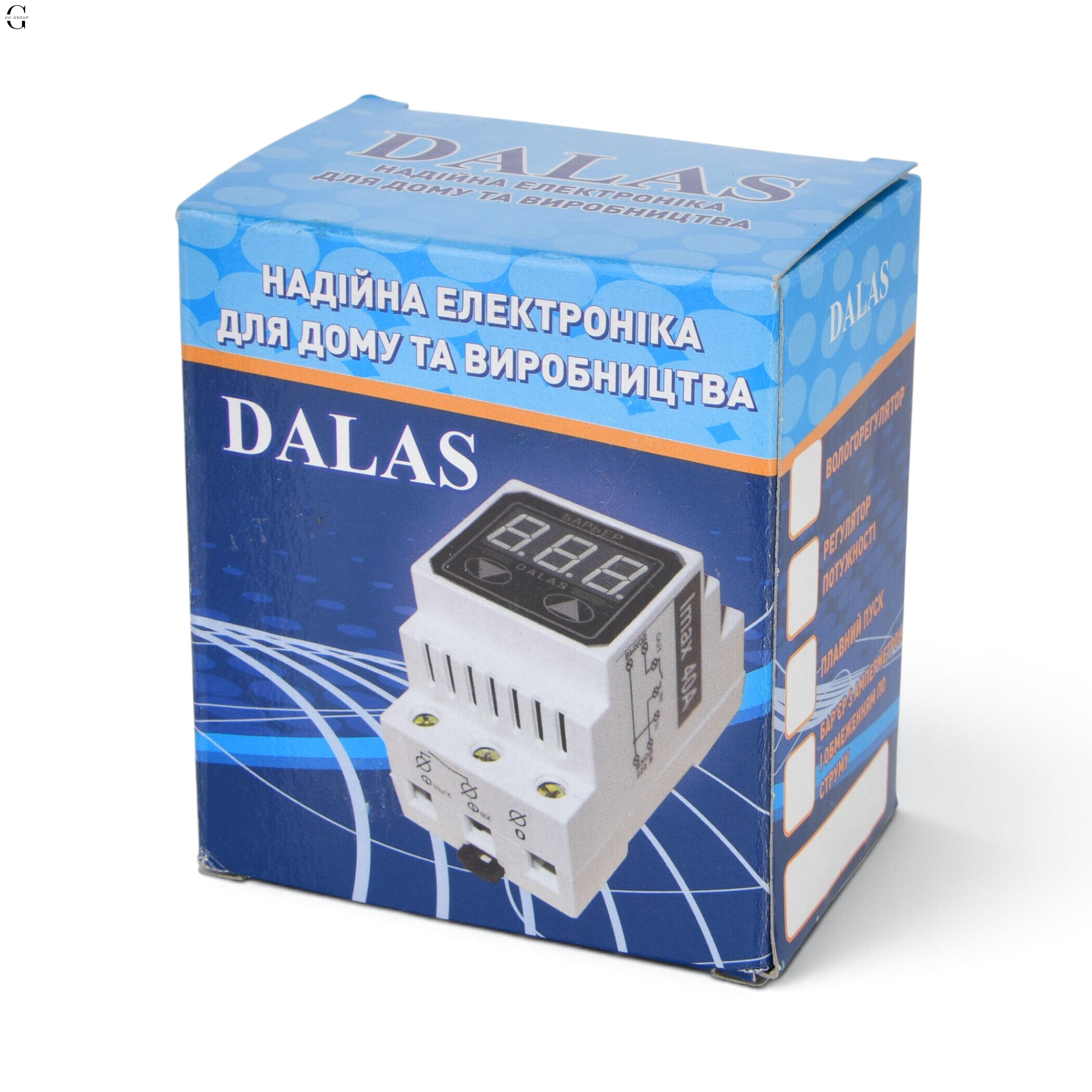 Семициклічний таймер DALAS 10A 220В з цифровим дисплеєм