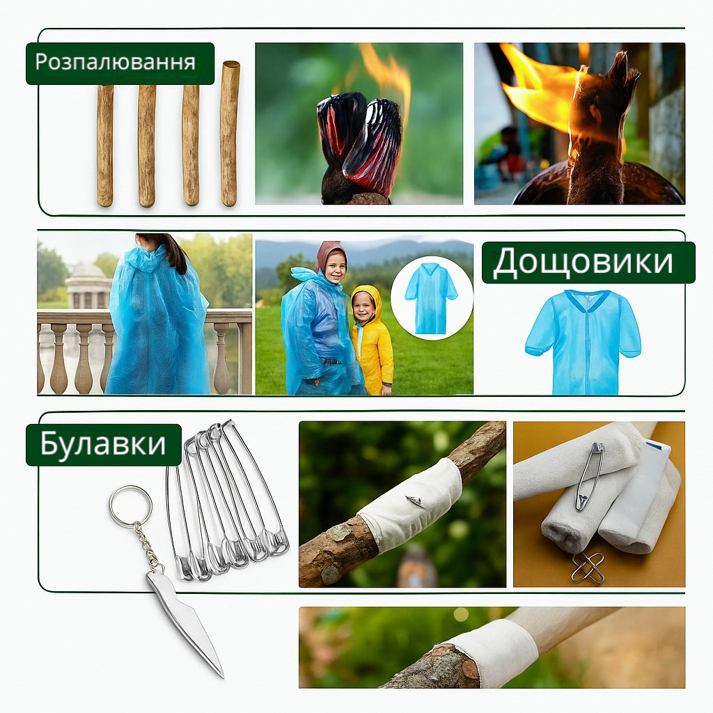 Практичний набір для виживання 57в1 з аптечкою у футлярі, інструменти та спорядження в комплекті