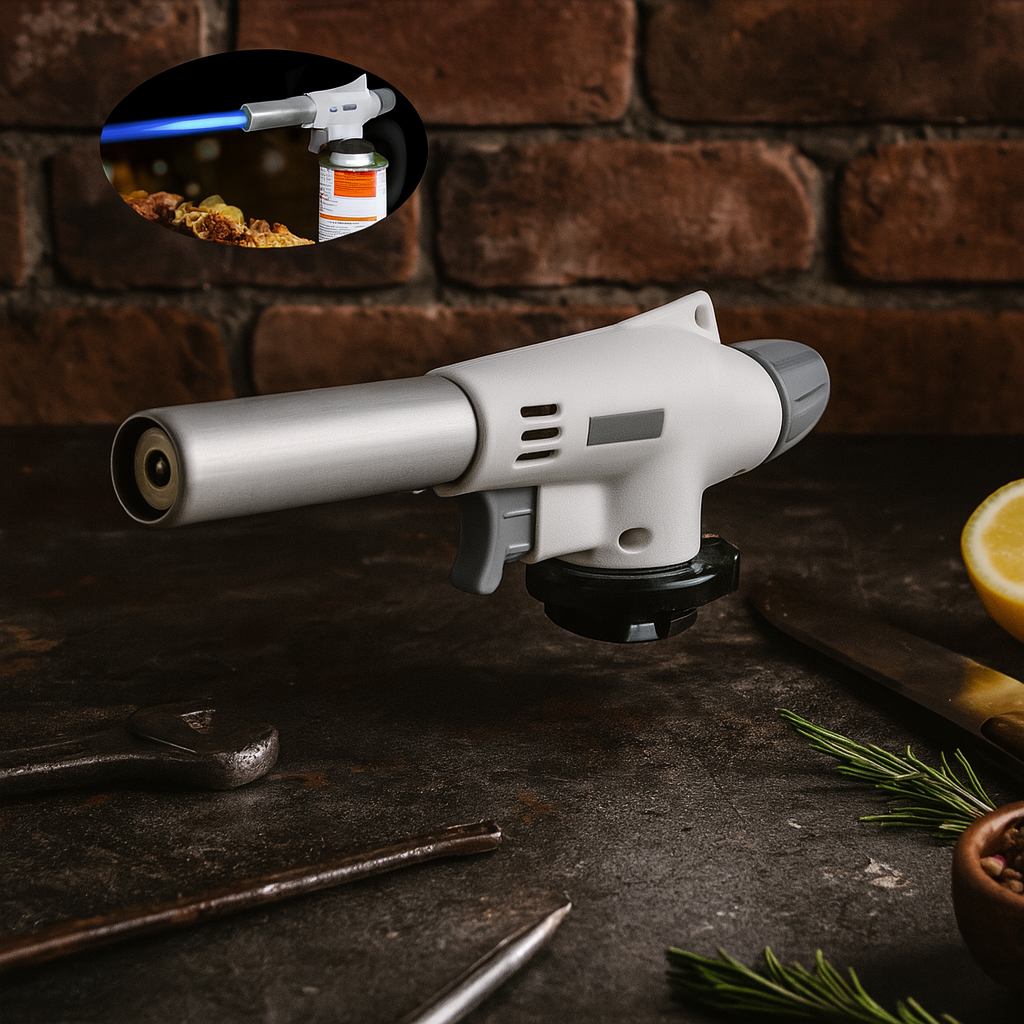 Газовая горелка FLAME GUN 920 с пьезоподжигом, до 1450°C, для пайки, кулинарии, кемпинга