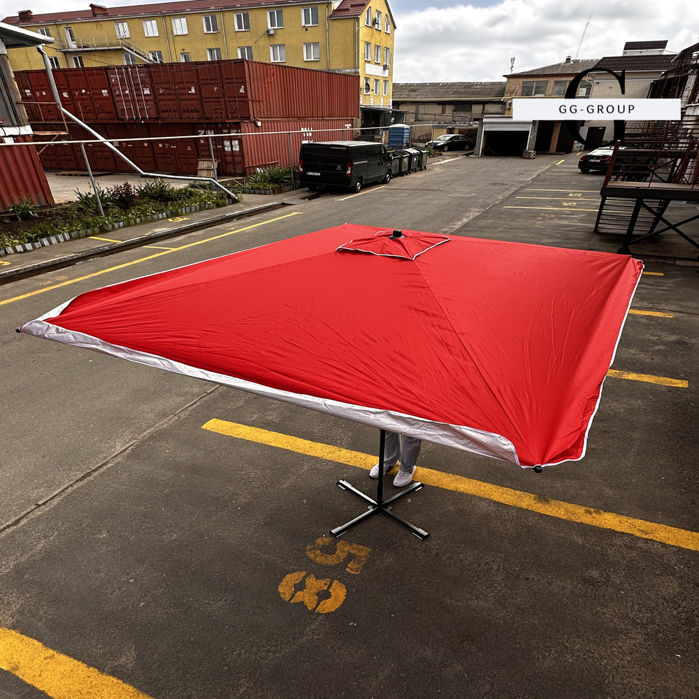 Зонтик Monsen 2×3 м для торговли с УФ-защитой, клапаном
