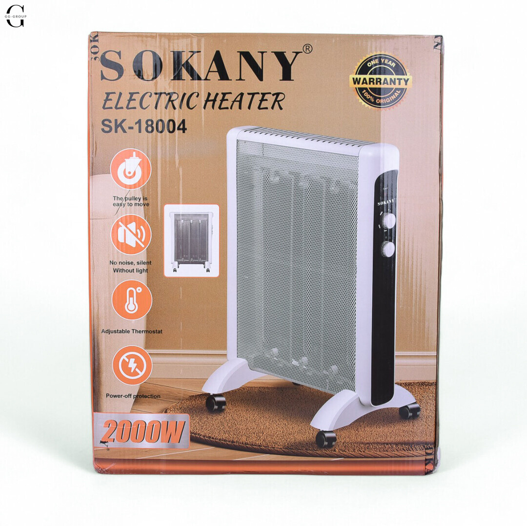 Обогреватель SOKANY SK-18004 – эффективное тепло без шума.