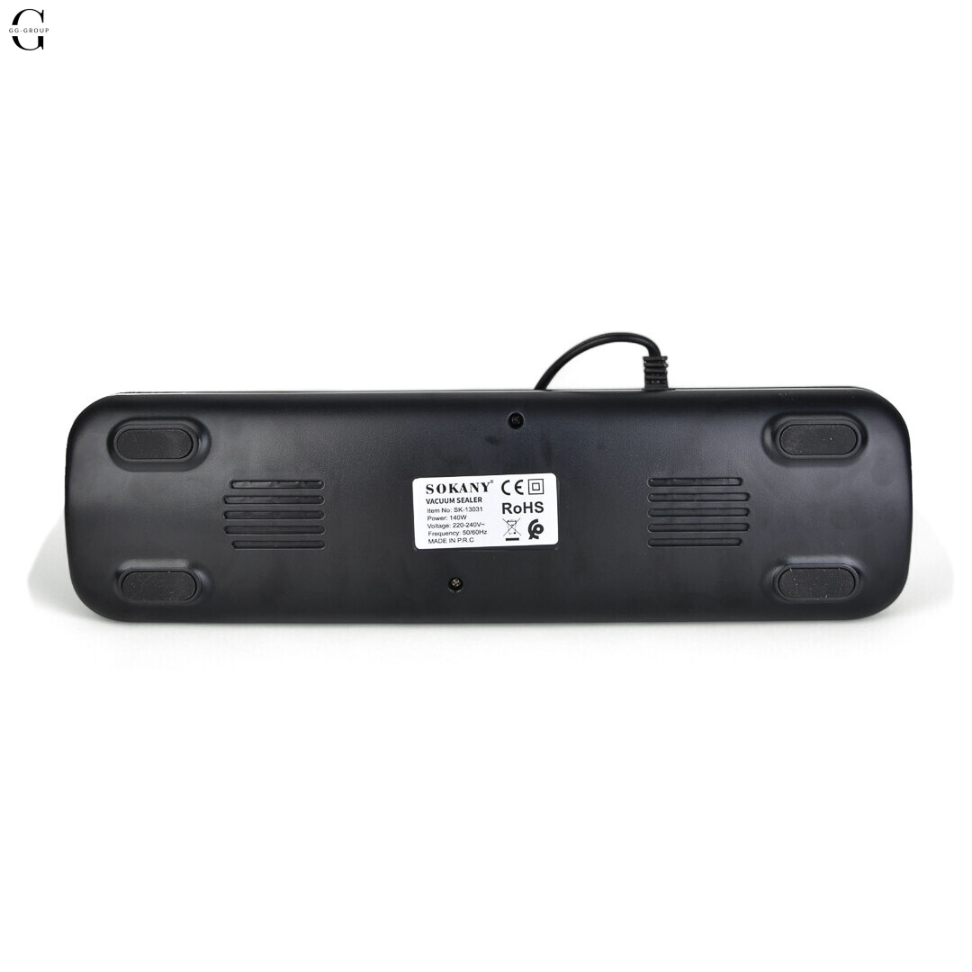 Вакууматор SK-13031 с двойным насосом, резаком, VAC-функцией, 30 см запайки, 60 кПа, для дома