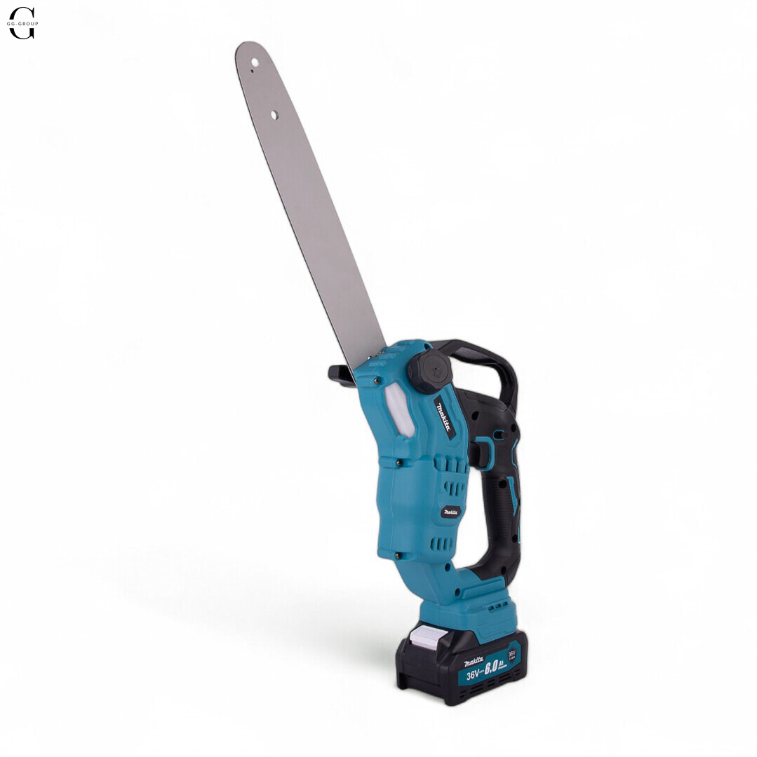 Аккумуляторная цепная пила MAKITA 36V, 6.0 А·час, бесщеточная, кейс, шина 12 дюймов