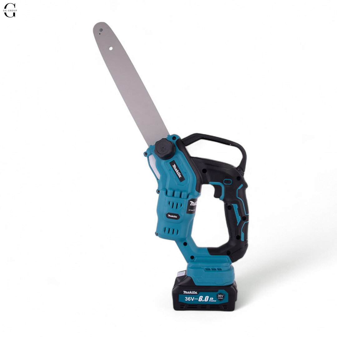 Аккумуляторная цепная пила MAKITA 36V, 6.0 А·час, бесщеточная, кейс, шина 12 дюймов
