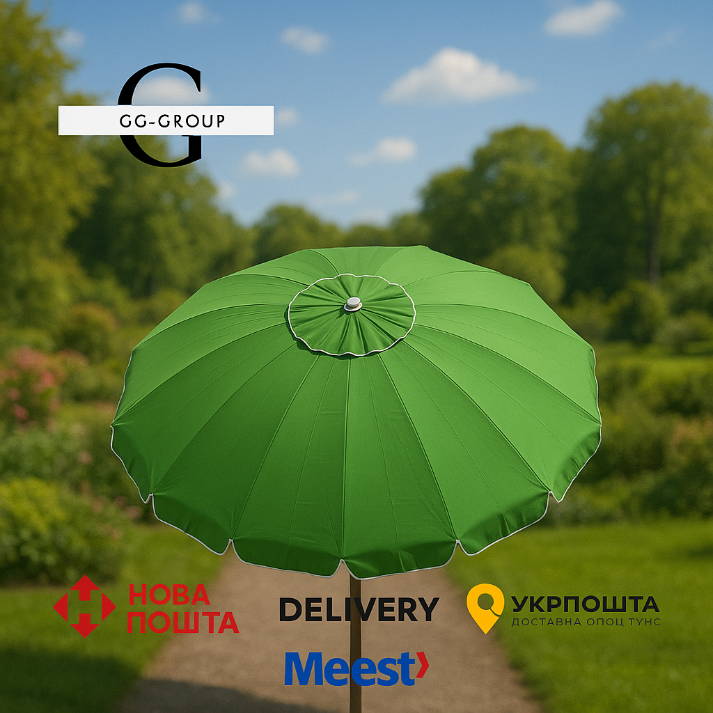 Профессиональный усиленный торговый зонтик Monsen Premium Umbrella – из Турции 16 спиц 3,5 м
