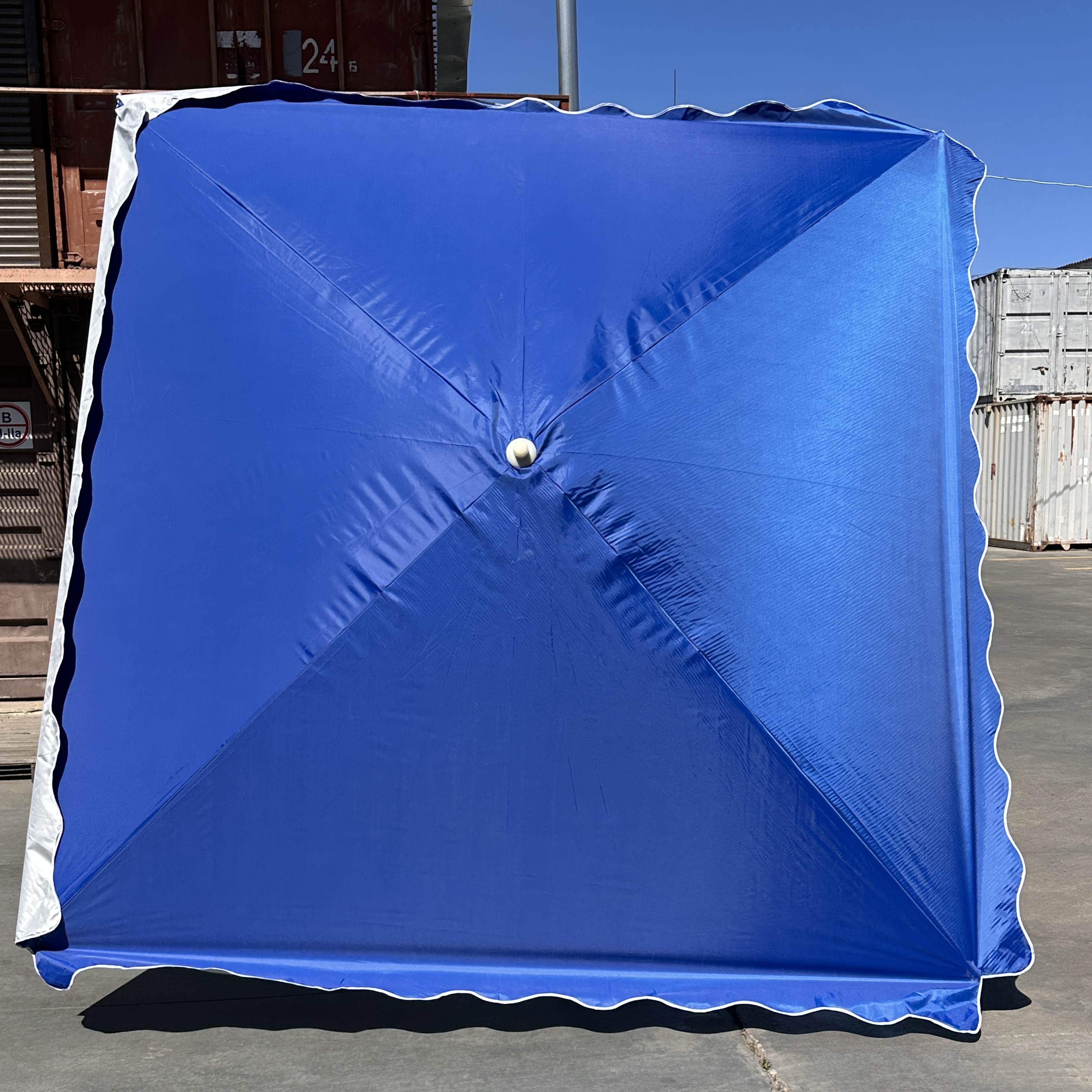 Торговый зонт Mario Umbrella 3.3×3.3 м, 4 металлические спицы, нейлон с УФ-защитой, Италия