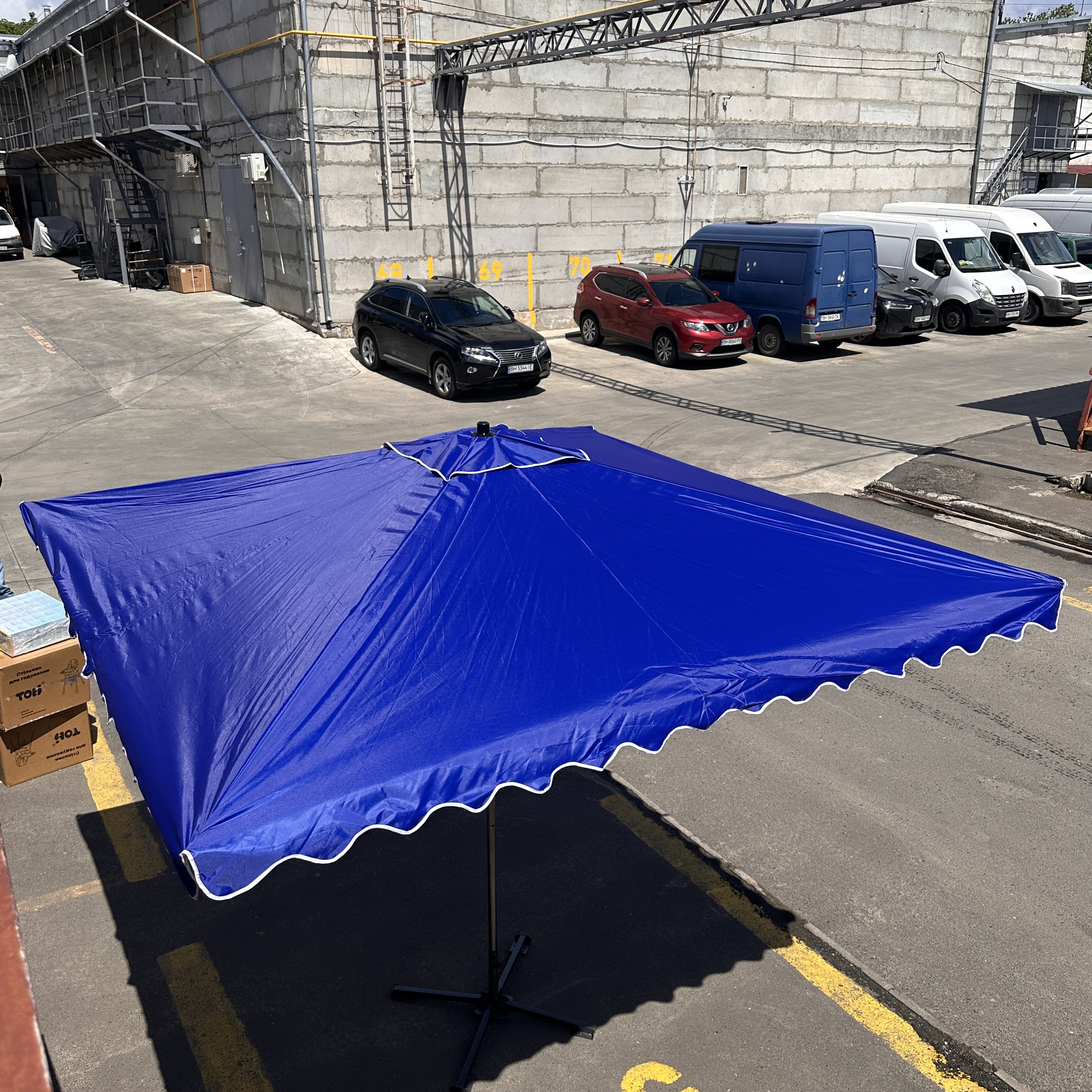 Зонтик 2.5*2.5 квадратный синий PRO MAX LS