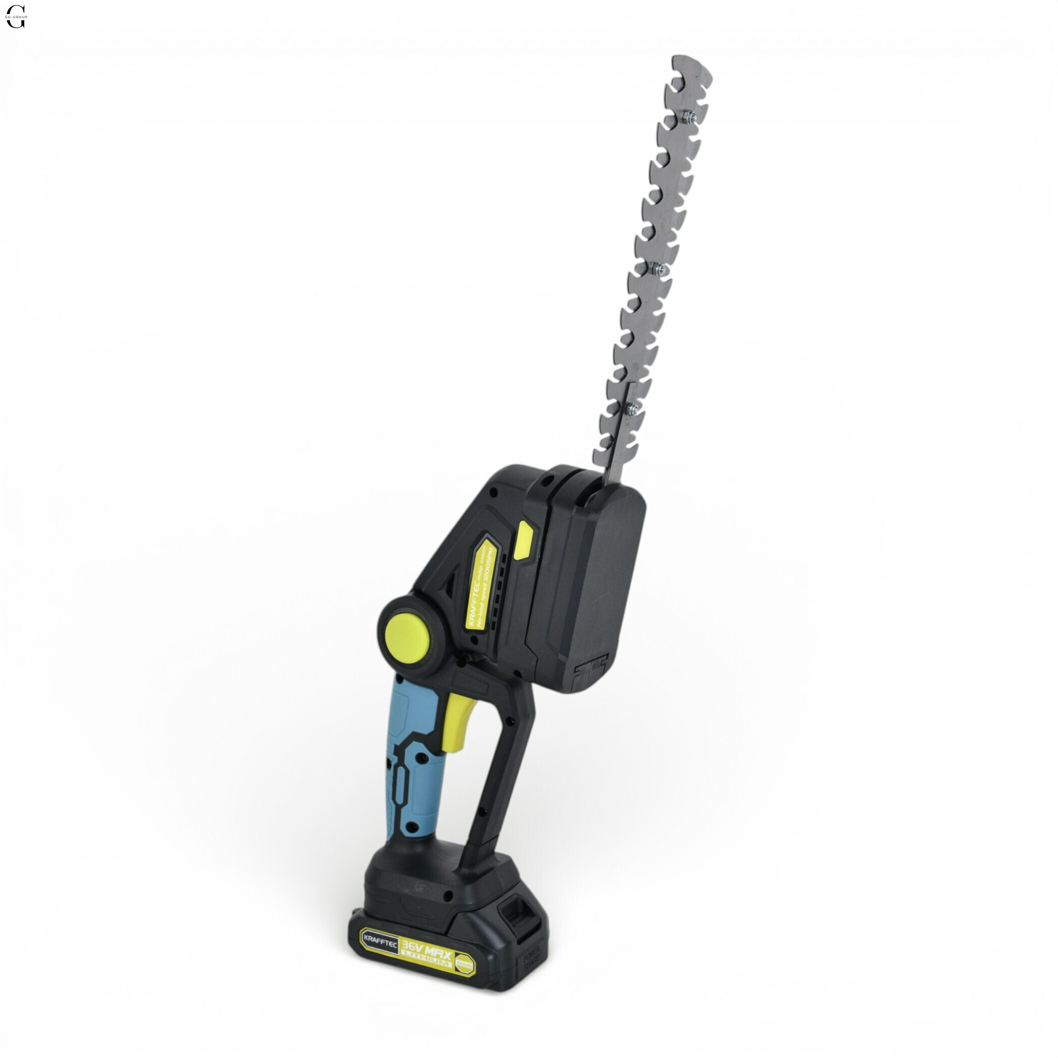 Аккумуляторный кусторез и ножницы для трав Saker Trimmer and Grass Shear 36V KRAFFTEC, 2 насадки, 2 АКБ