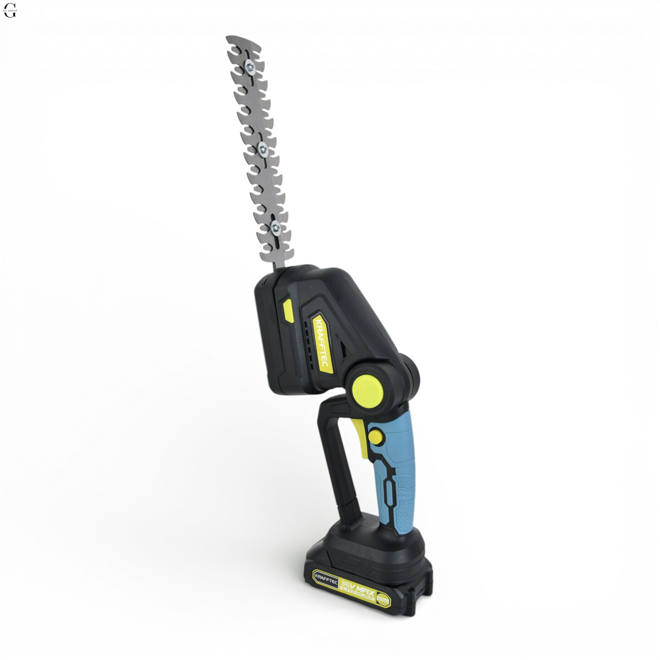 Аккумуляторный кусторез и ножницы для трав Saker Trimmer and Grass Shear 36V KRAFFTEC, 2 насадки, 2 АКБ