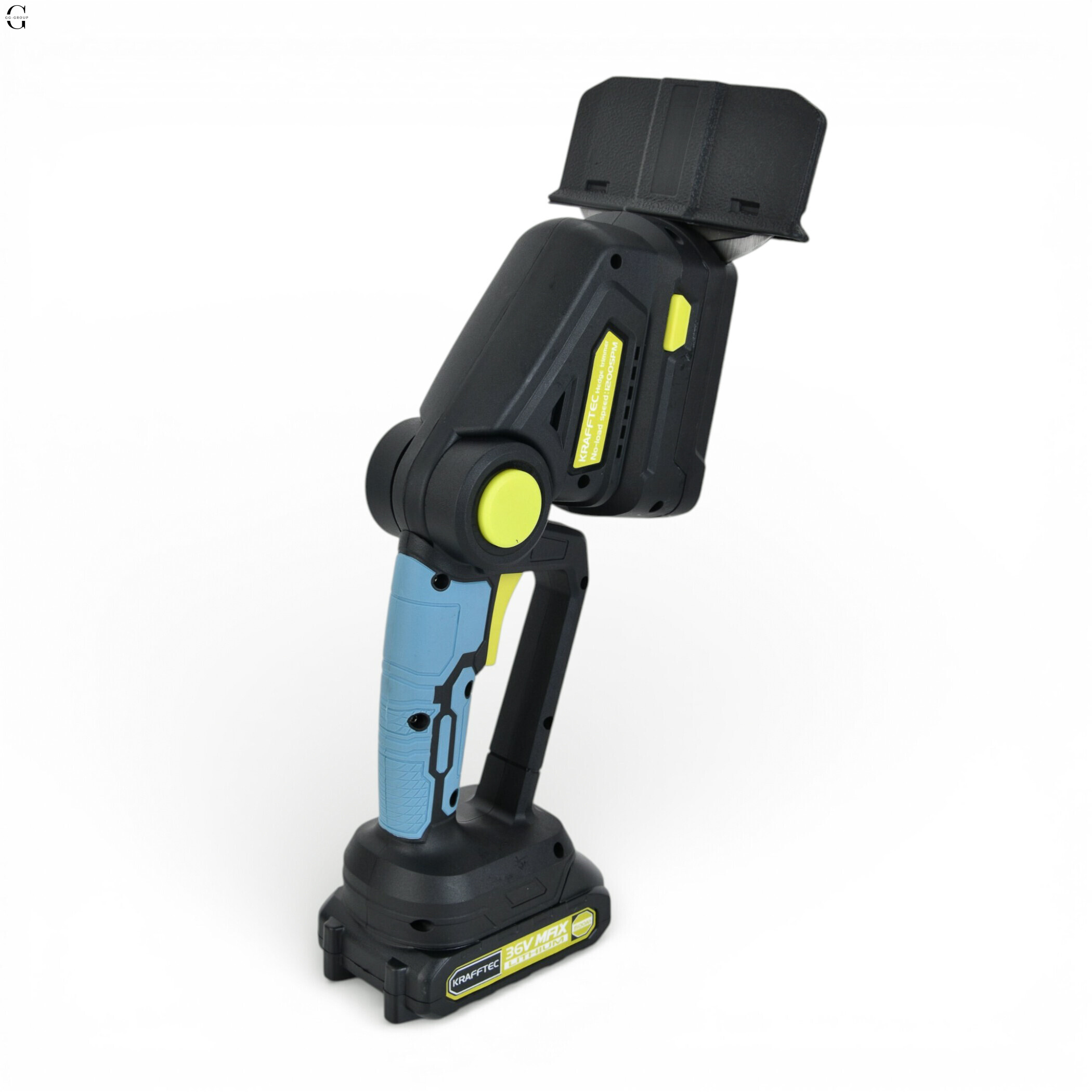 Аккумуляторный кусторез и ножницы для трав Saker Trimmer and Grass Shear 36V KRAFFTEC, 2 насадки, 2 АКБ