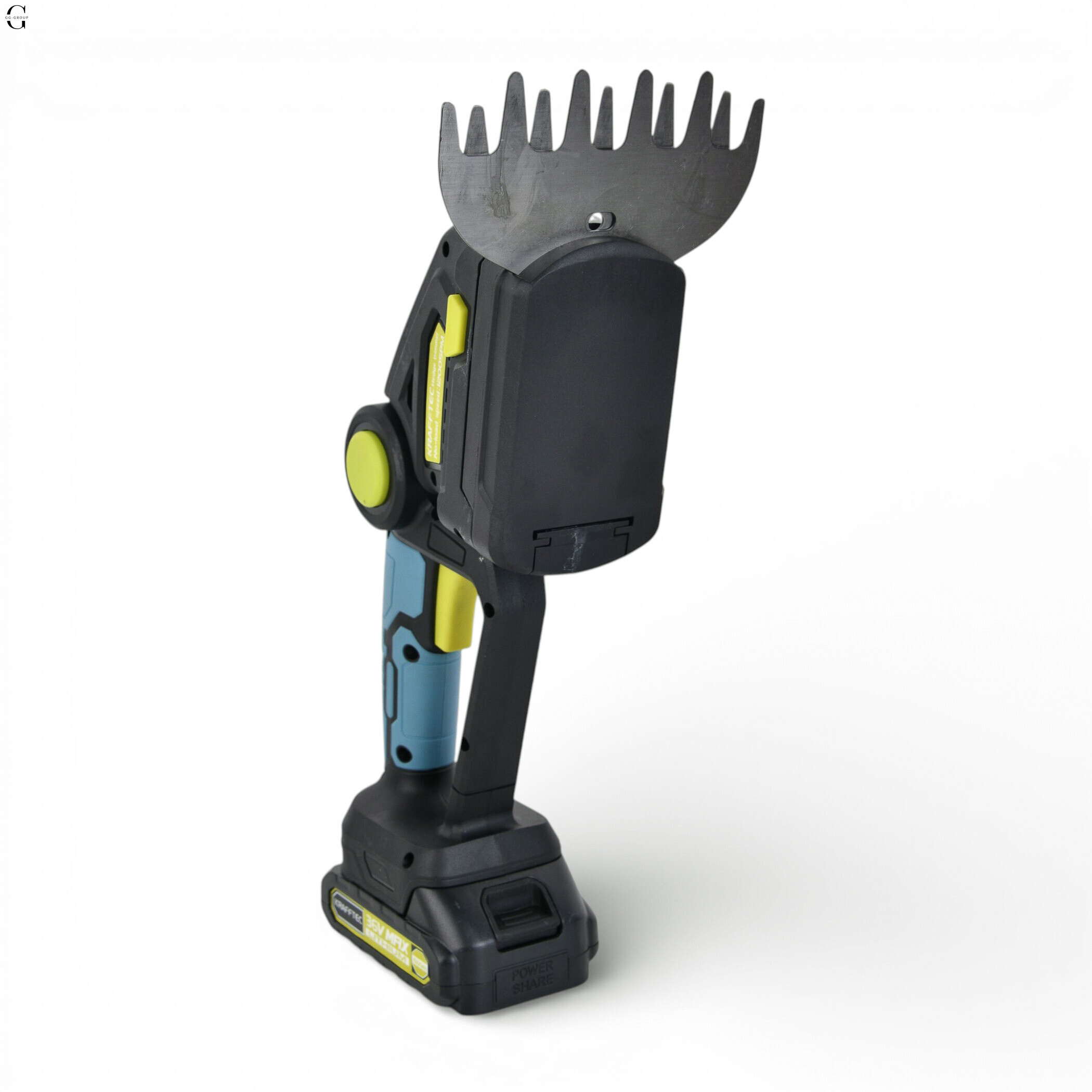 Аккумуляторный кусторез и ножницы для трав Saker Trimmer and Grass Shear 36V KRAFFTEC, 2 насадки, 2 АКБ