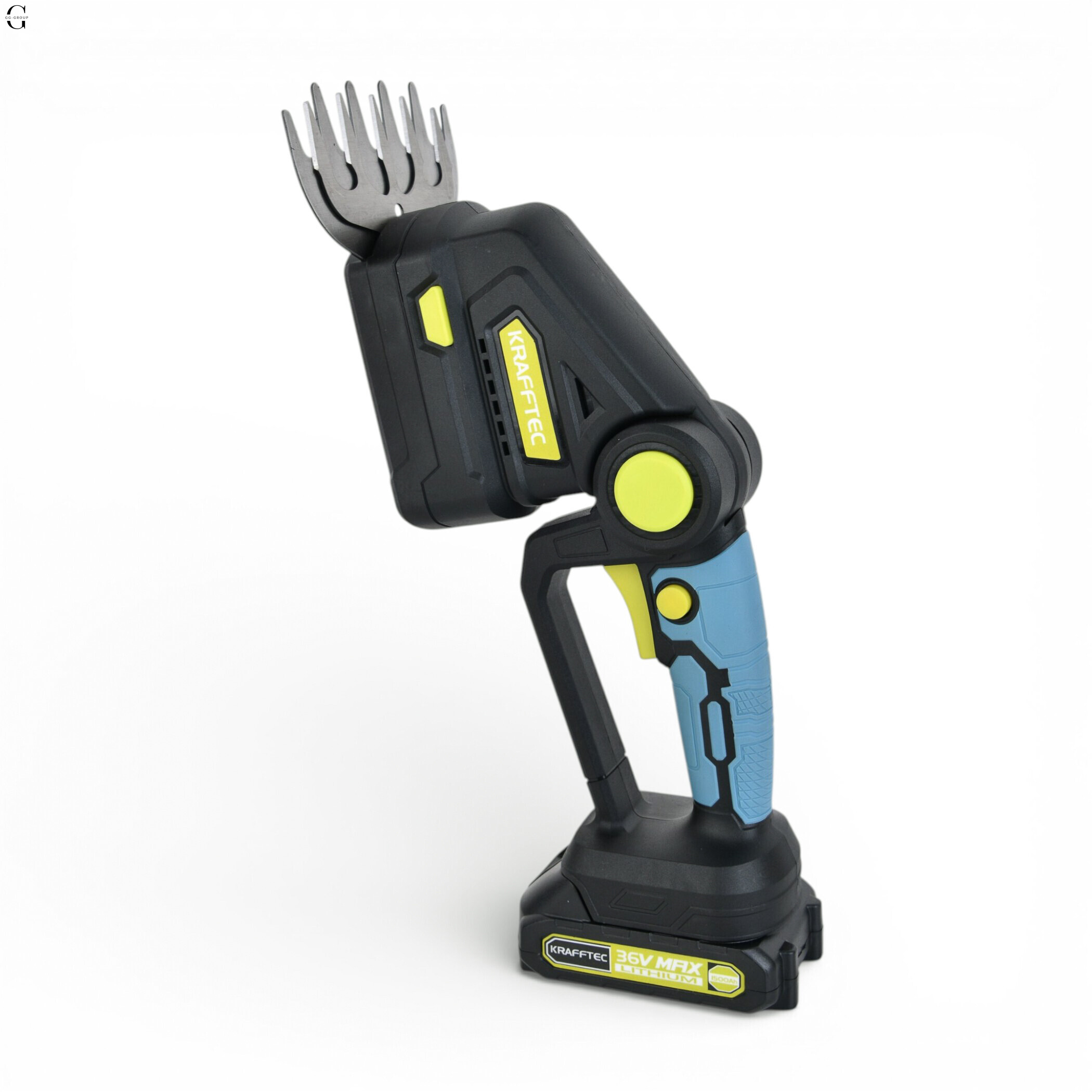Аккумуляторный кусторез и ножницы для трав Saker Trimmer and Grass Shear 36V KRAFFTEC, 2 насадки, 2 АКБ