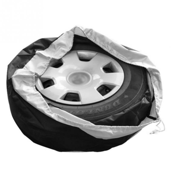 Комплект чехлов для колес Silver "L" 4 шт, для шин R18-R20, водонепроницаемые, с ручками