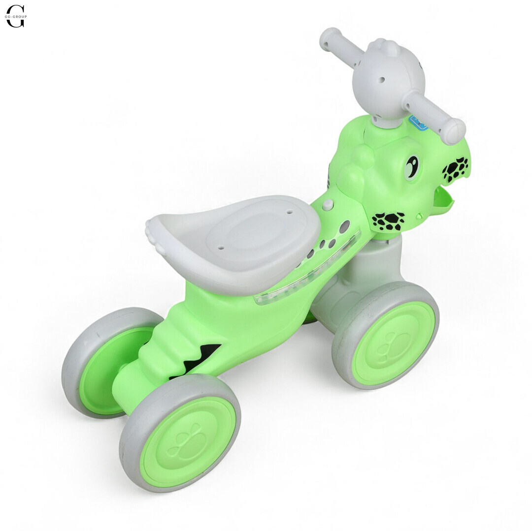 Каталка-толокар BAMBI M6025E-5 з музикою, підсвіткою корпусу та рухомим динозавром для дітей від 1 року