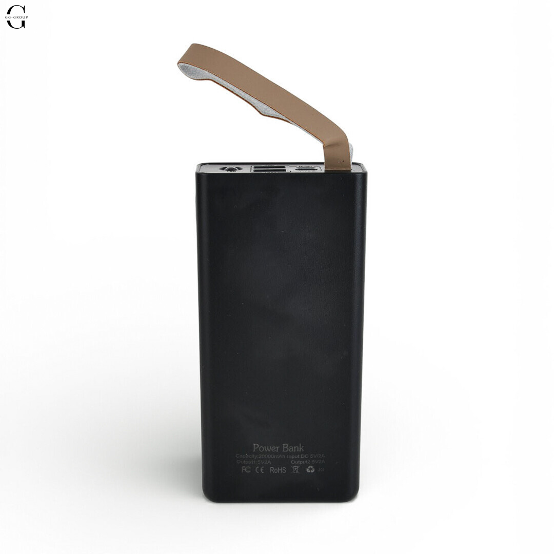 Повербанк Power bank Viaking 30000mAh с фонариком, 2xUSB, Micro-USB и Type-C для смартфонов и гаджетов.